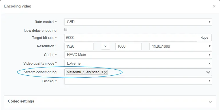EL encoding video adsmart