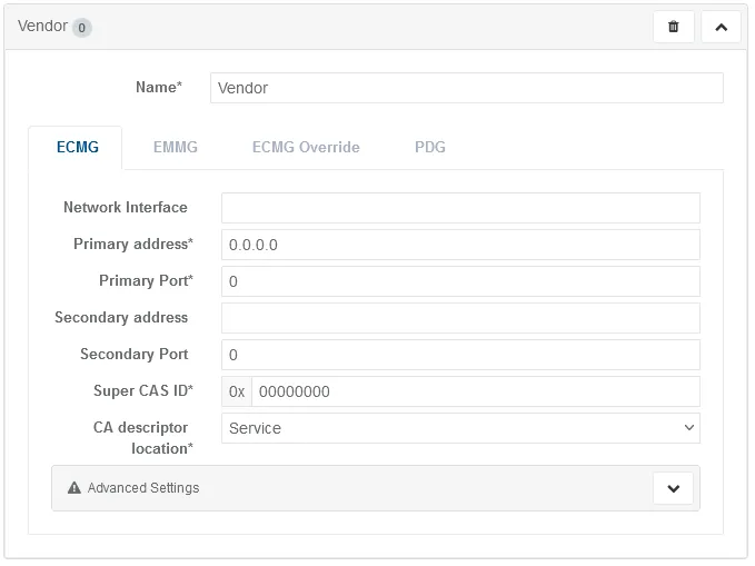 Mux Scrambling Tab scrambling vendors