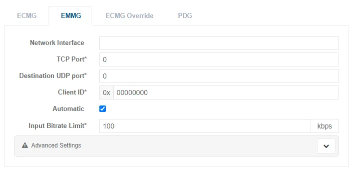 Mux Scrambling Tab scrambling vendors EMMG