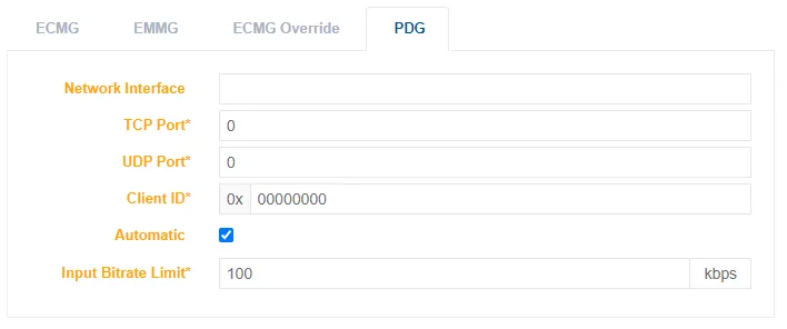 Mux Scrambling Tab scrambling vendors PDG