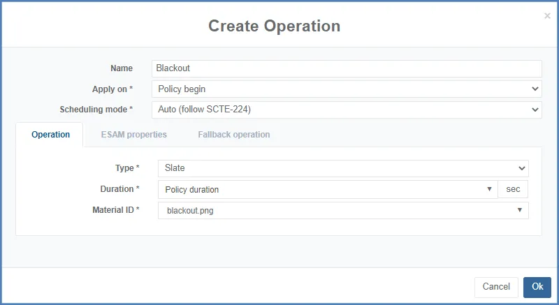 slate insertion configuration