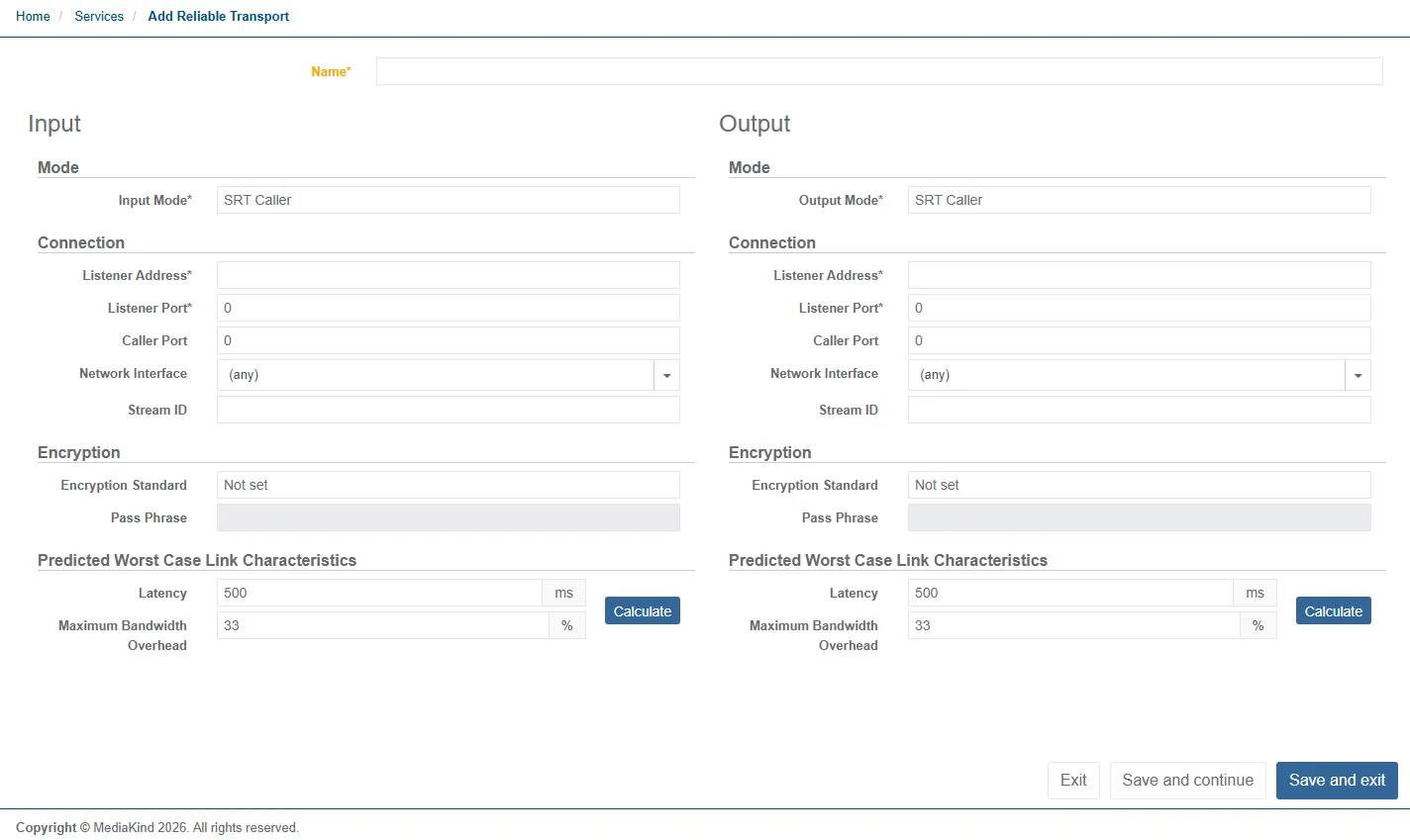 Services add rt new