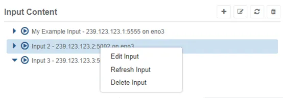manage inputs