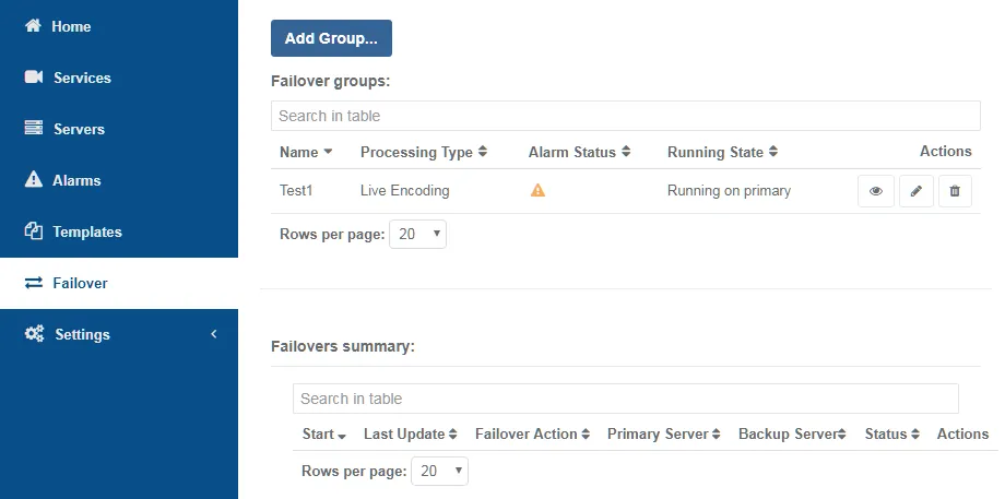 menu failover