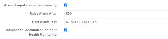 remux ecm alarm settings