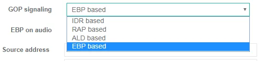 screen output parameters ebp on audio mfvp el