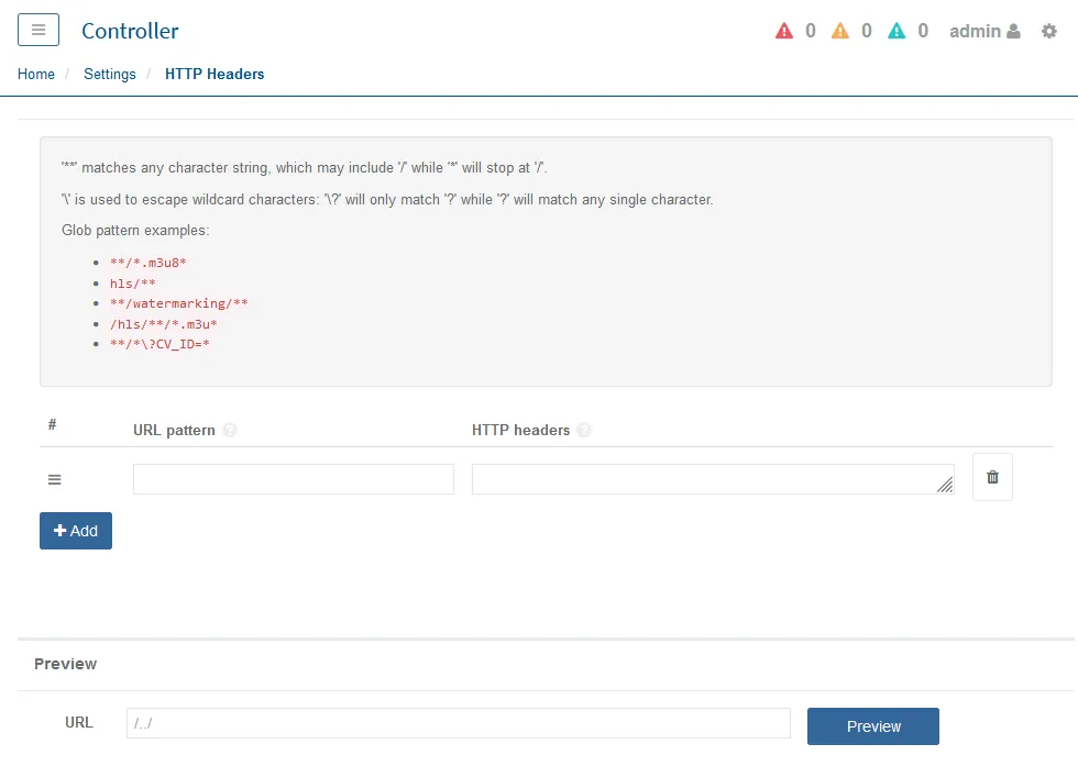 services http headers