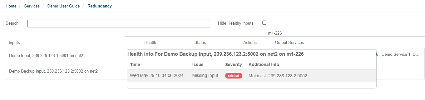 view input health details sp