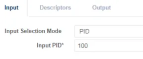 view input pid conf sp