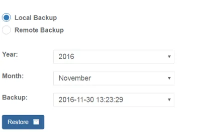 view restore mfvp controller
