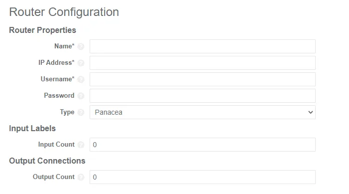 view router configuration