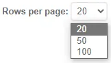 view rows per page mfvp unified ui