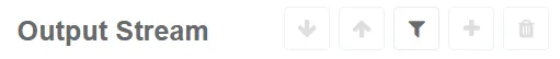 view ts actions buttons add delete filter sp