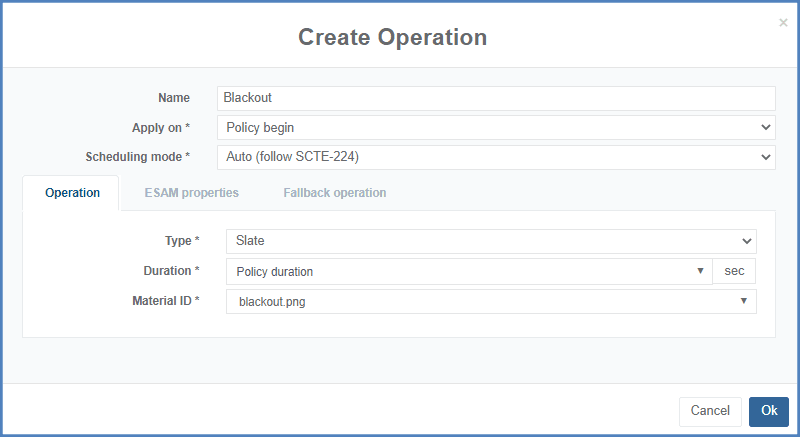slate insertion configuration