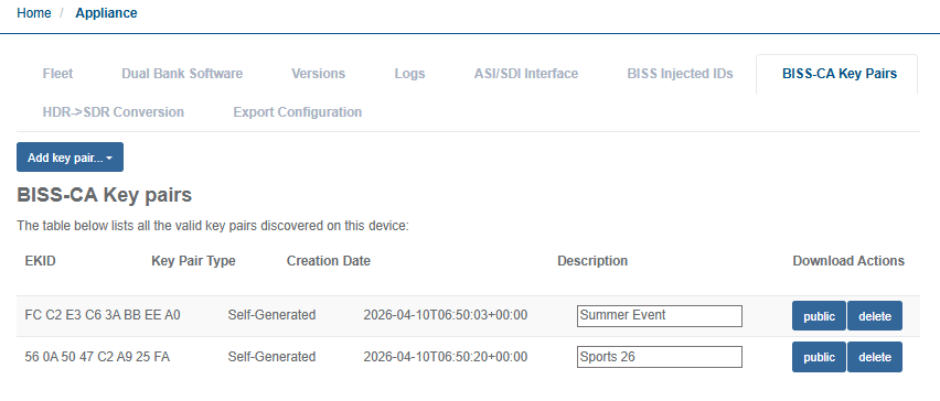 rx1 servers rx1 app biss ca kp tables