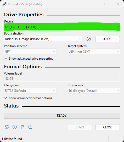ISO install USB 000