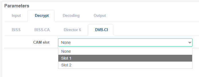 Enable descrambling for Decoding