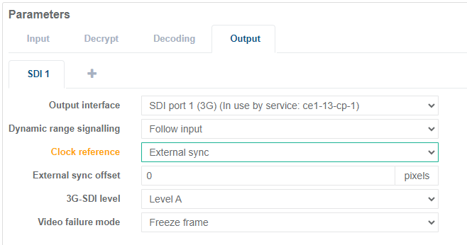 view clock reference output cp rx1