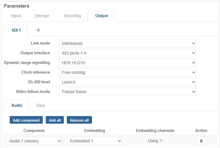 view edit service decode output cp